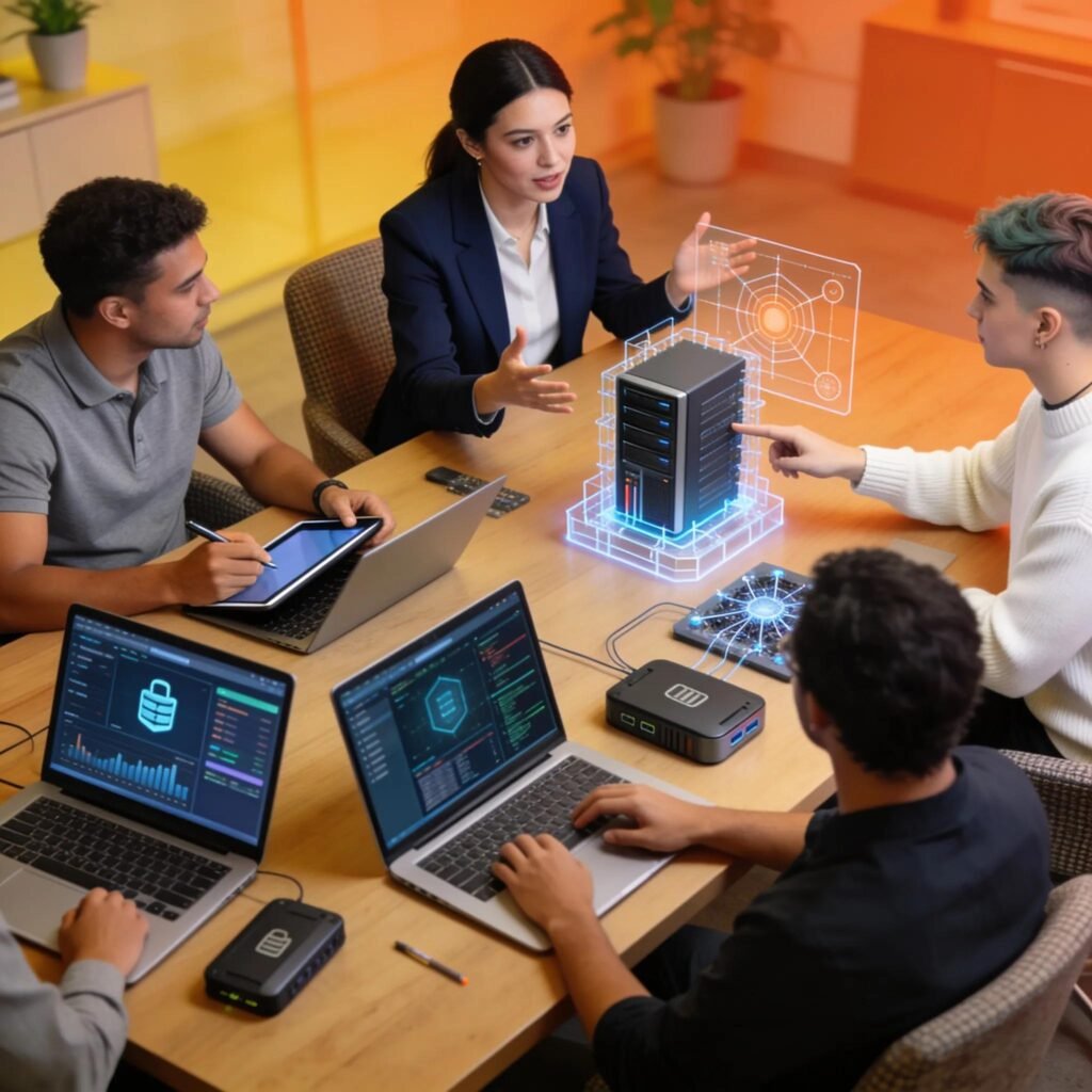 24/7 Cyber Incident Response Hub: Secure Your Business Today - CyberPhore Diverse cyber incident response team collaborating on breach strategies